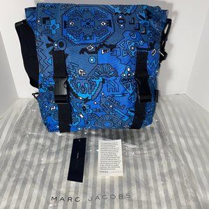 New Rare Marc Jacobs Messenger Cross body Canvas Bag